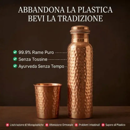 Borraccia in puro rame